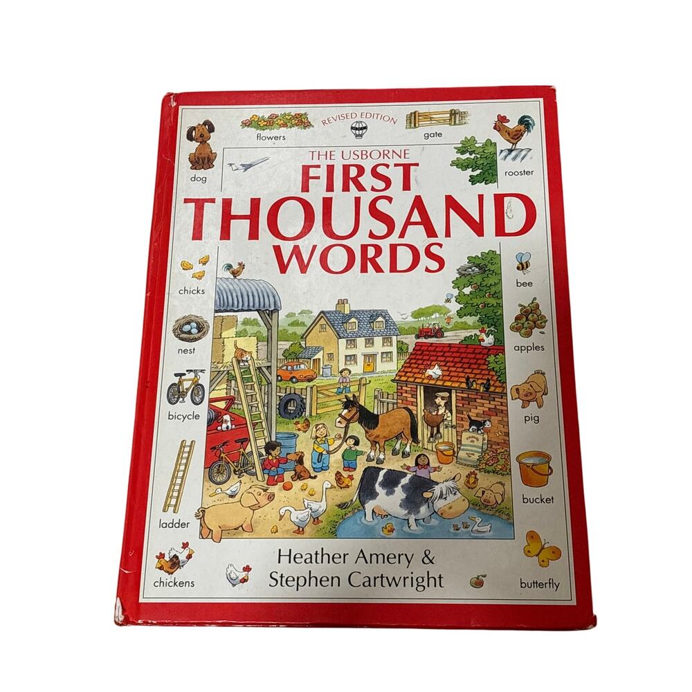 Usborne First Thousand Words Revised Edition Hardcover